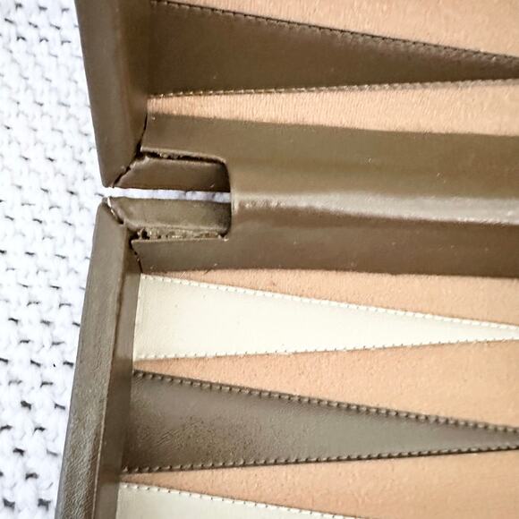 Pierre Cardin Vintage MCM Backgammon Board Game Set Monogram Print Attache Case - Picture 5 of 14